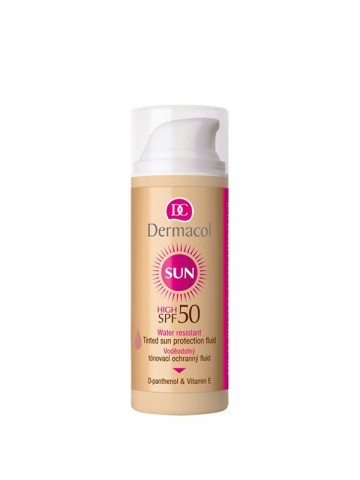Sun Tinted water resistant fluid SPF50