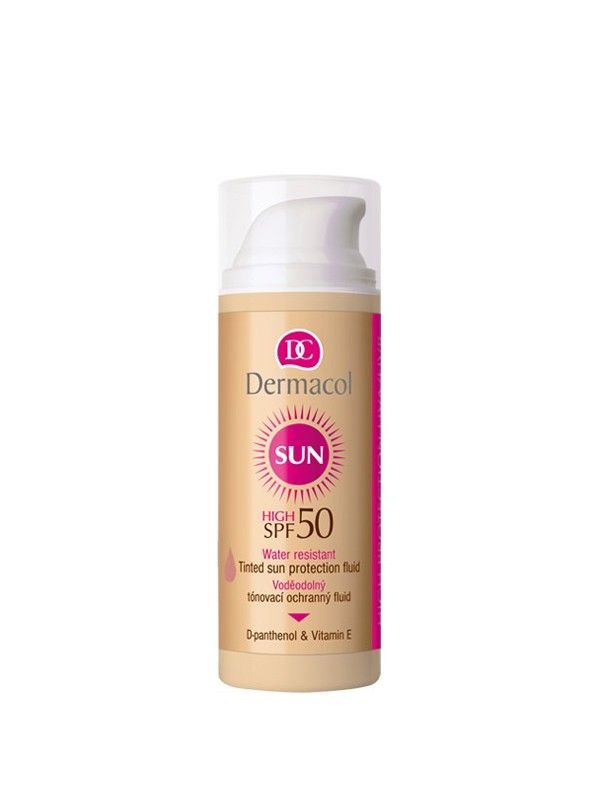 Sun Tinted water resistant fluid SPF50